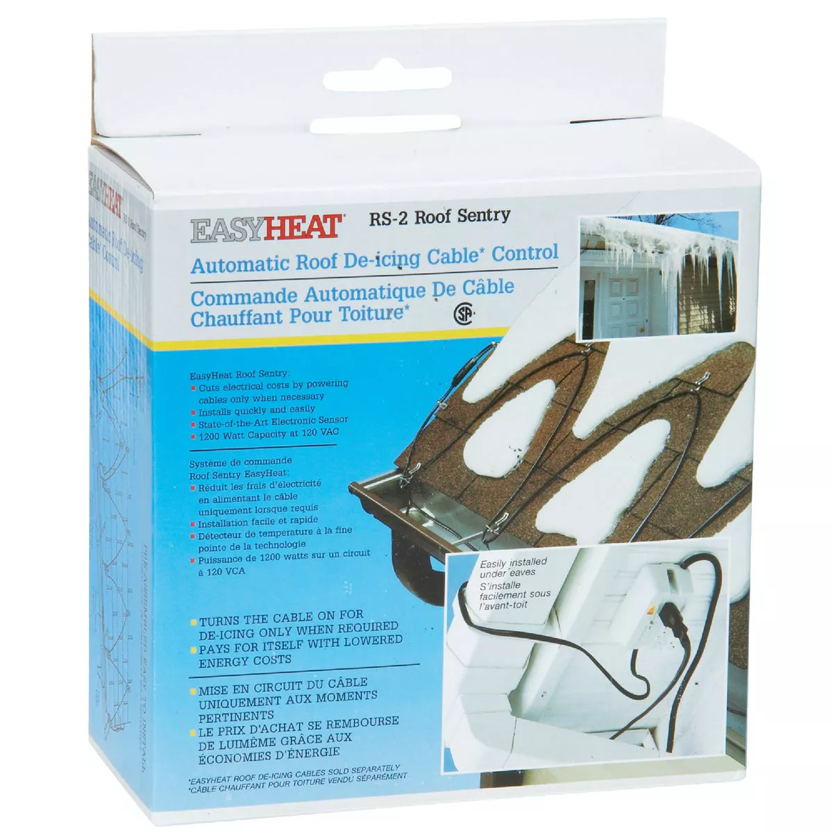 Easy Heat 1200W Roof De-Icing Heating Cable Control - photo 2