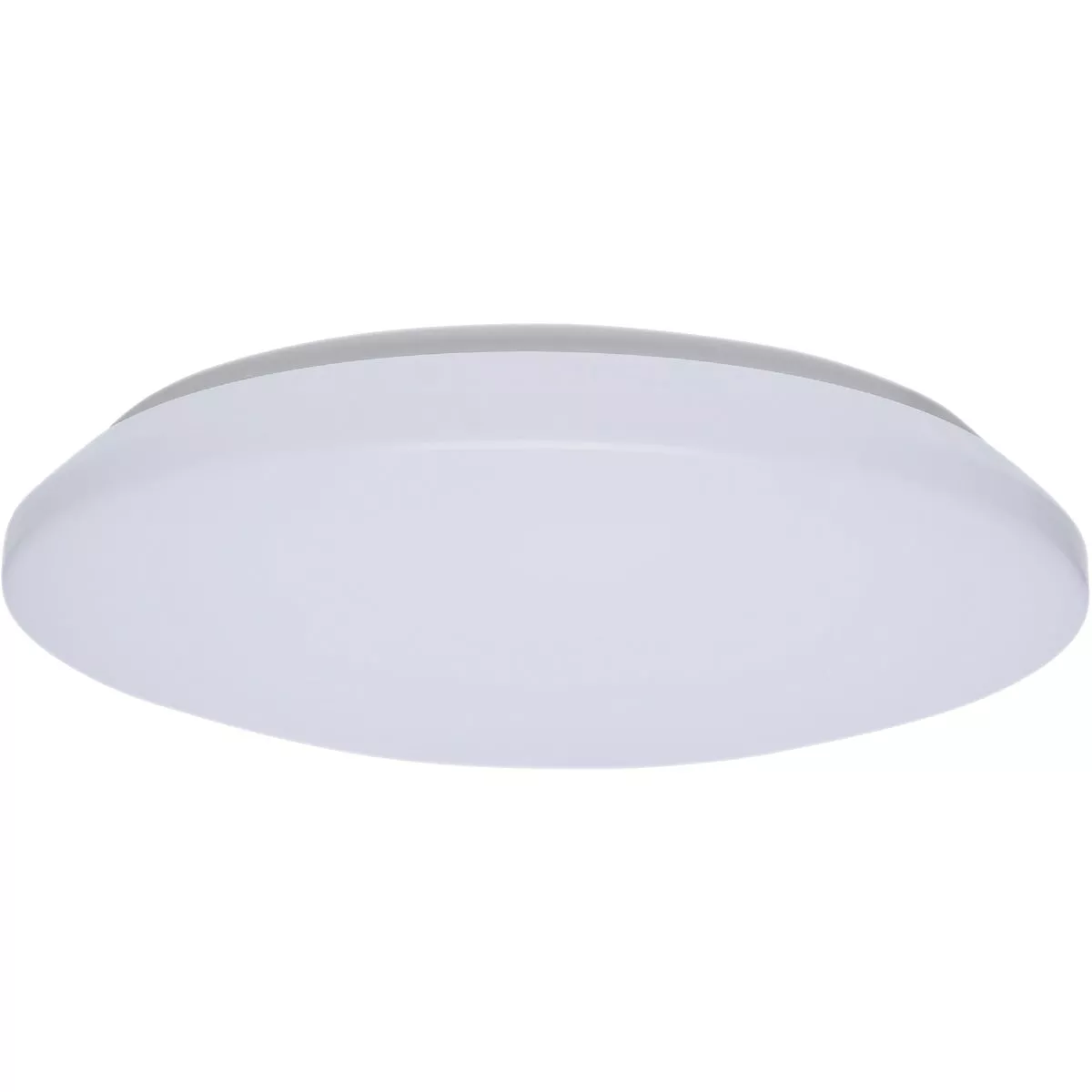 Satco Nuvo ColorQuick 14 In. White 1300-Lumen Color Temperature Selectable LED Flush Mount Light Fixture
