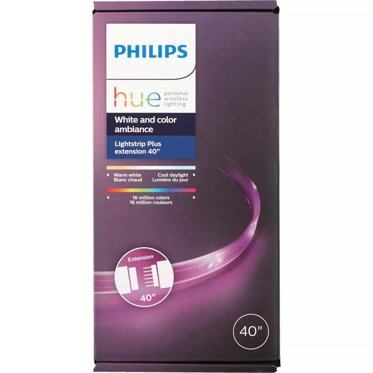 Philips Hue 40 In. Plug-In LED Lightstrip Plus Extension - photo 2