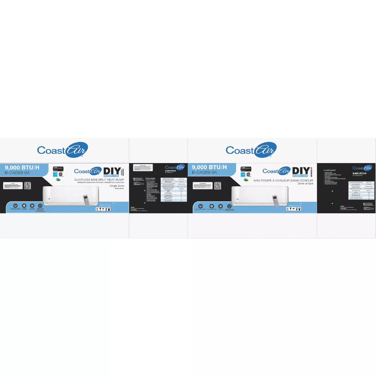 Coast Air 9000 BTU 400 Sq. Ft. Mini-Split Room Air Conditioner & Heat Pump - photo 4