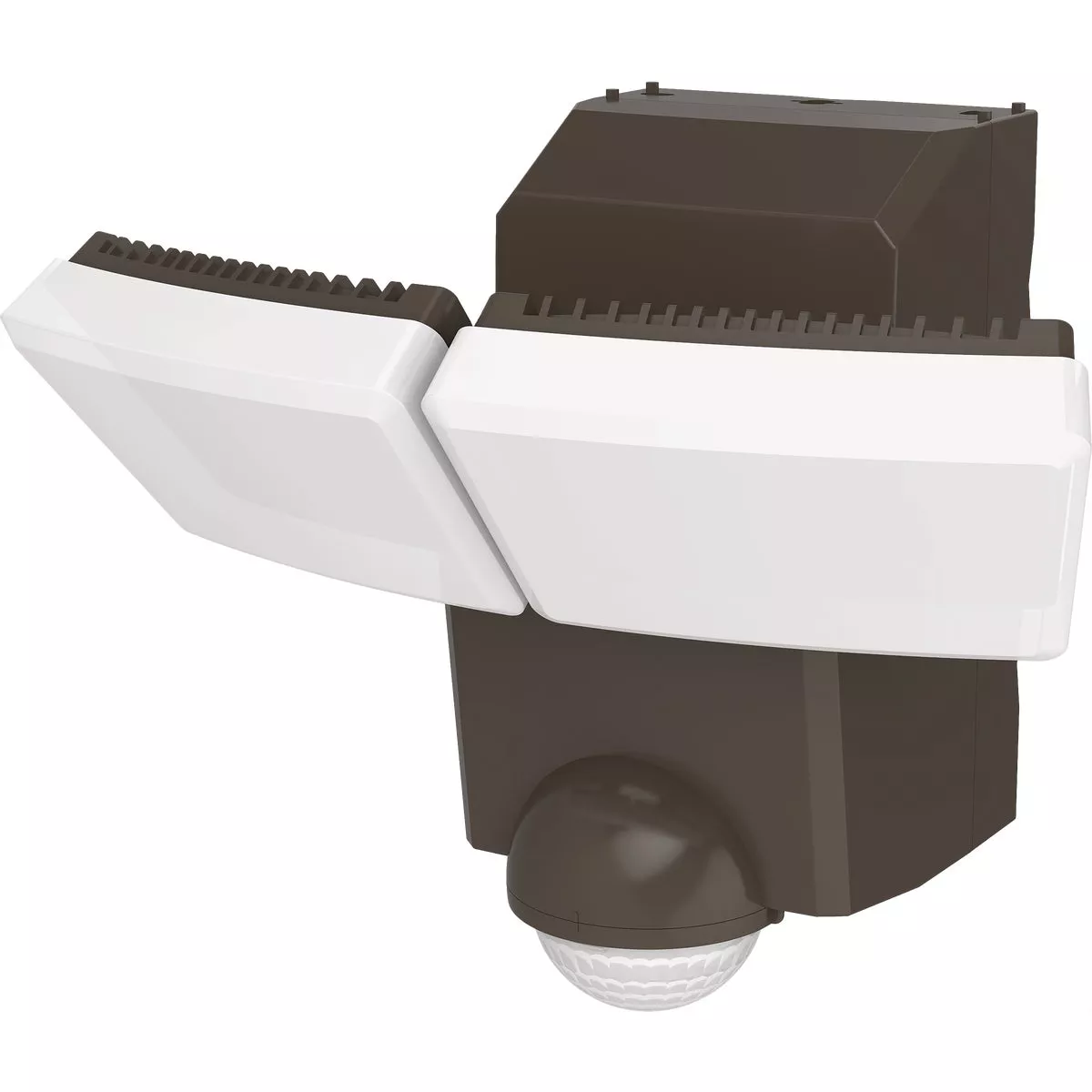 IQ America Bronze Motion Sensing LED Solar Powered Security Light Fixture, 1400-Lumen