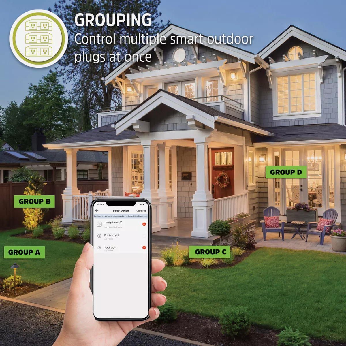 Energizer 15A 2-Outlet Smart WiFi Outdoor Plug - photo 3