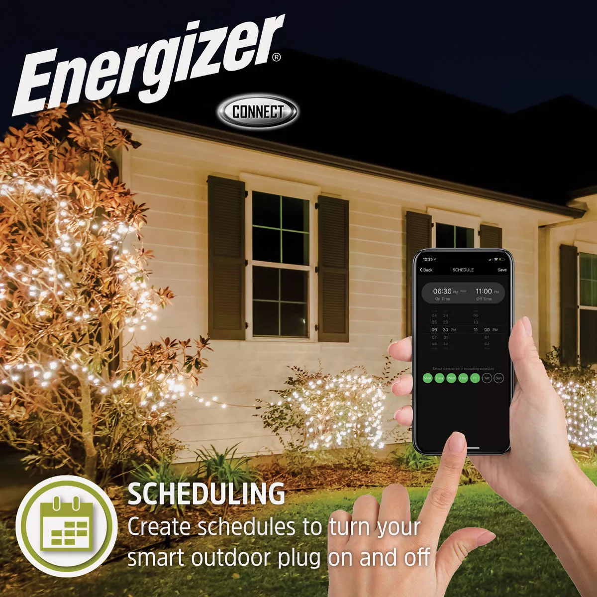 Energizer 15A 2-Outlet Smart WiFi Outdoor Plug - photo 5