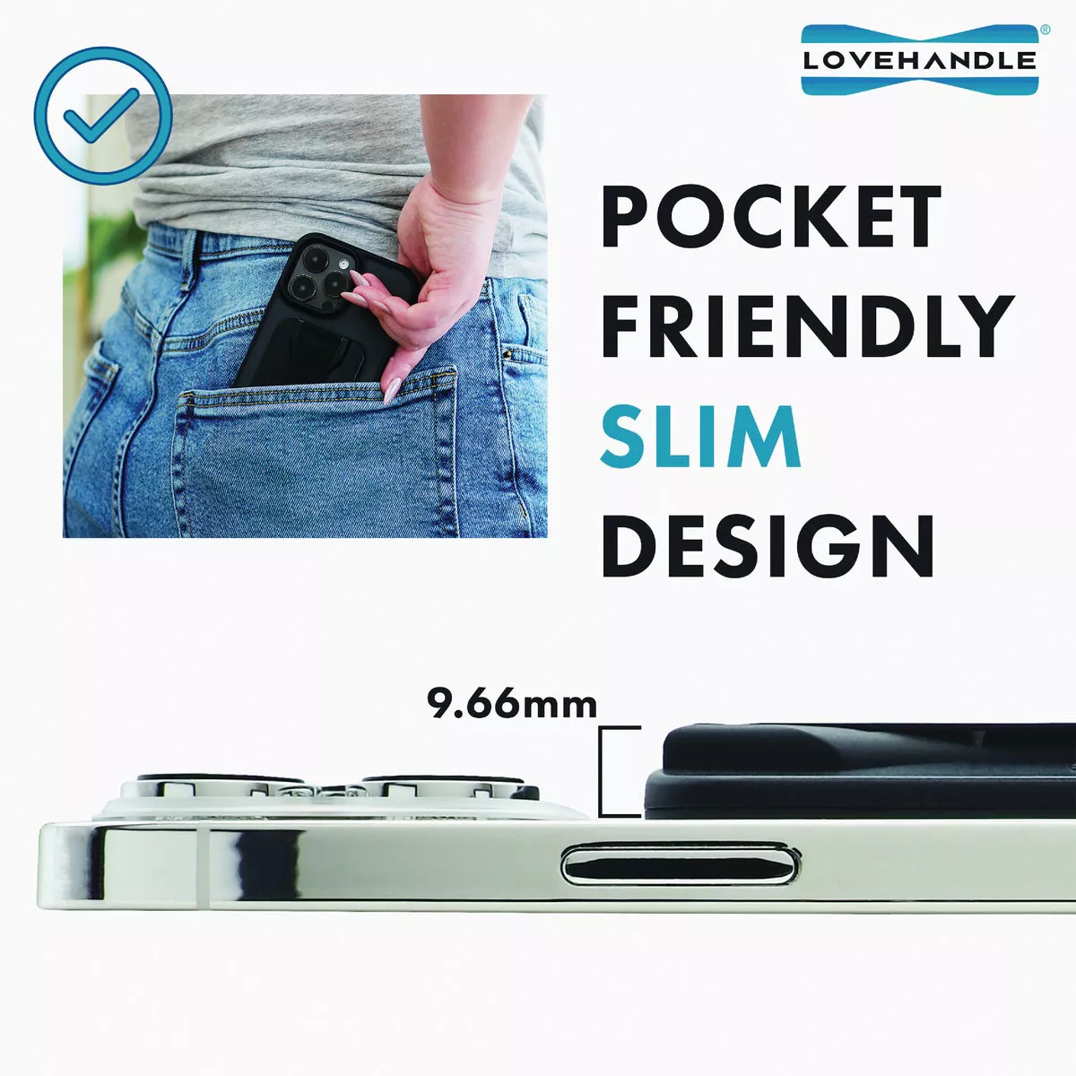 LoveHandle PRO for Magsafe Black Phone Grip - photo 4