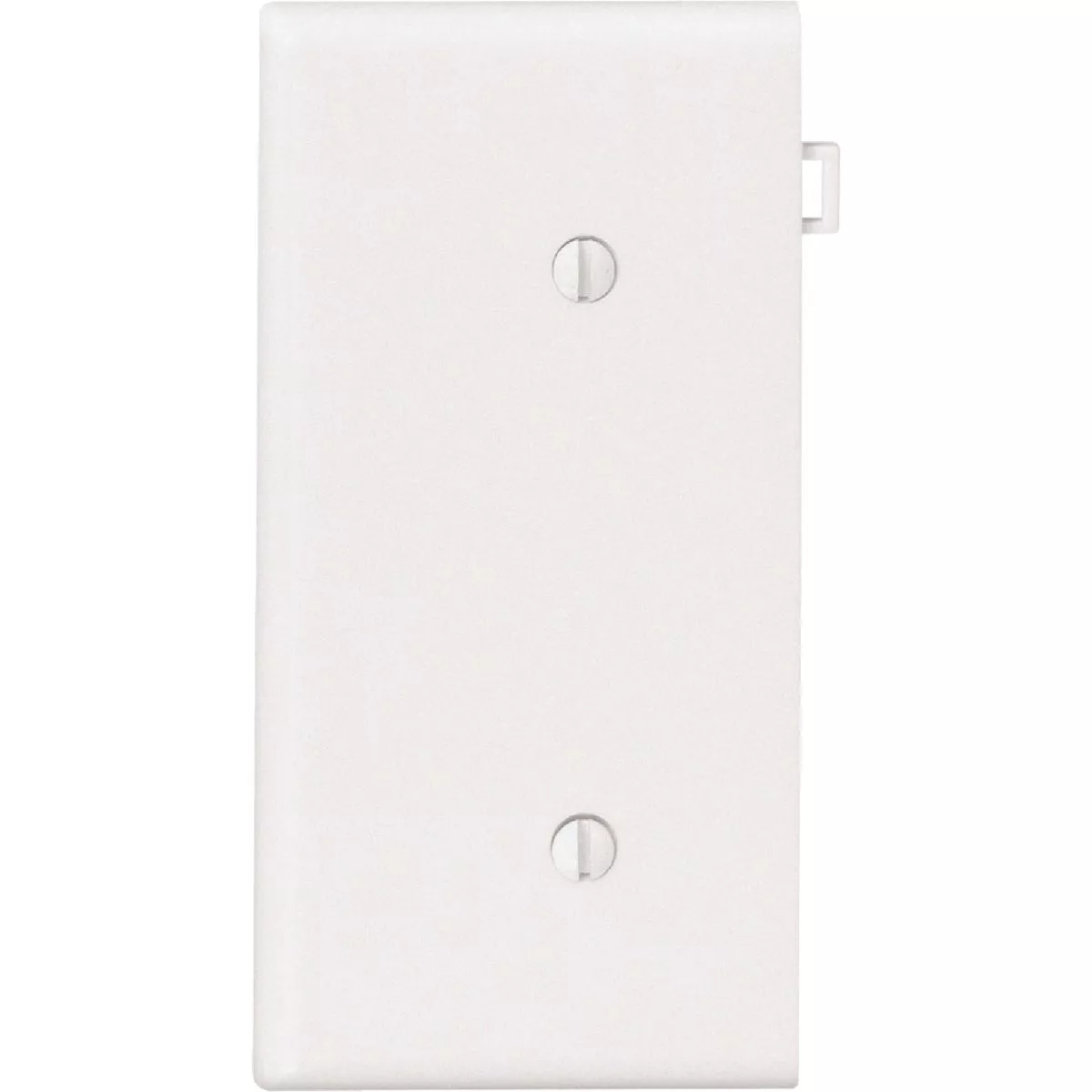 Leviton 1-Gang Standard End Nylon Blank Wall Plate, White