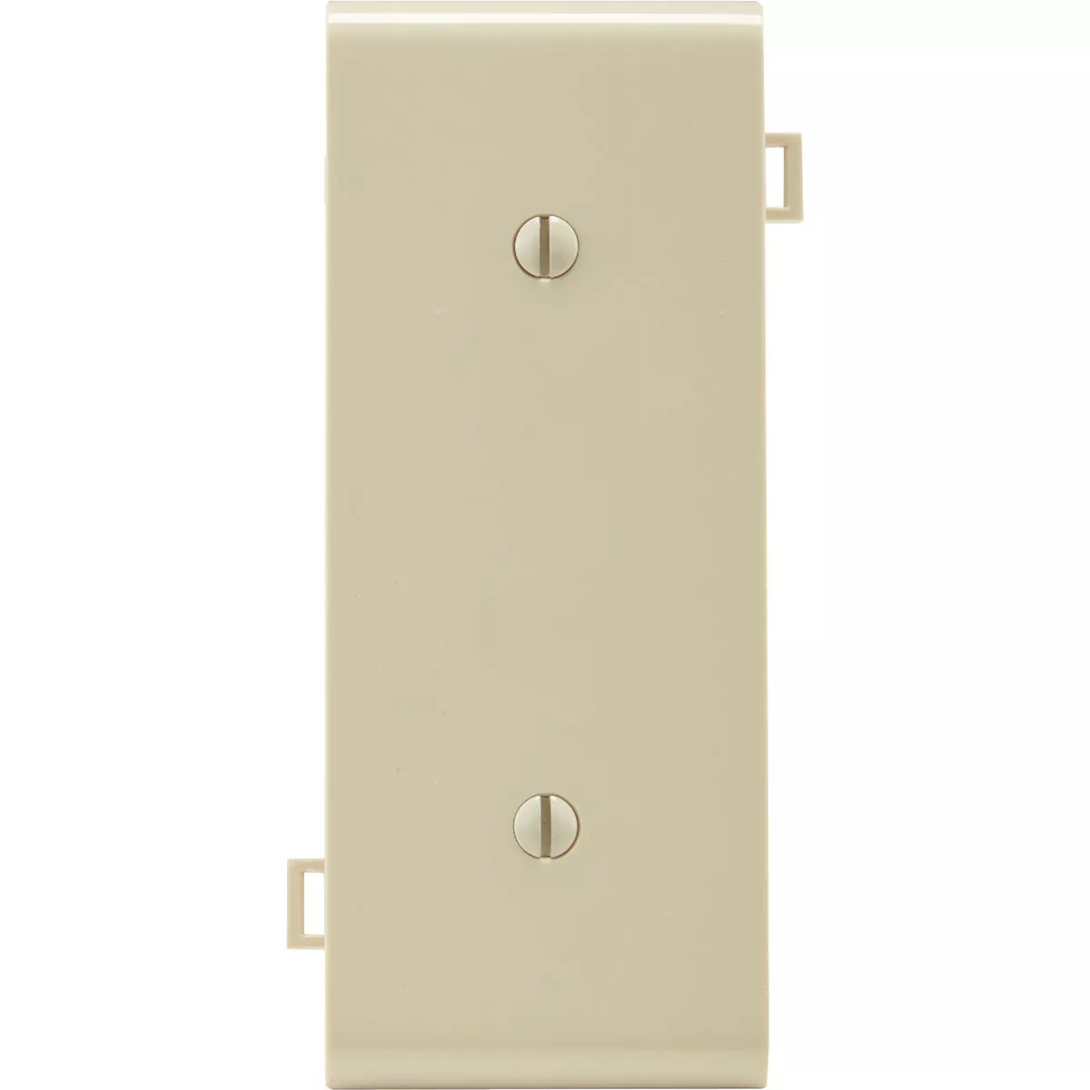 Leviton 1-Gang Standard Center Nylon Blank Wall Plate, Ivory