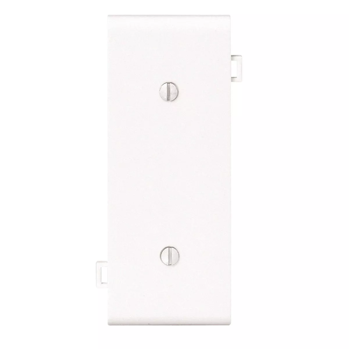 Leviton 1-Gang Standard Center Nylon Blank Wall Plate, White