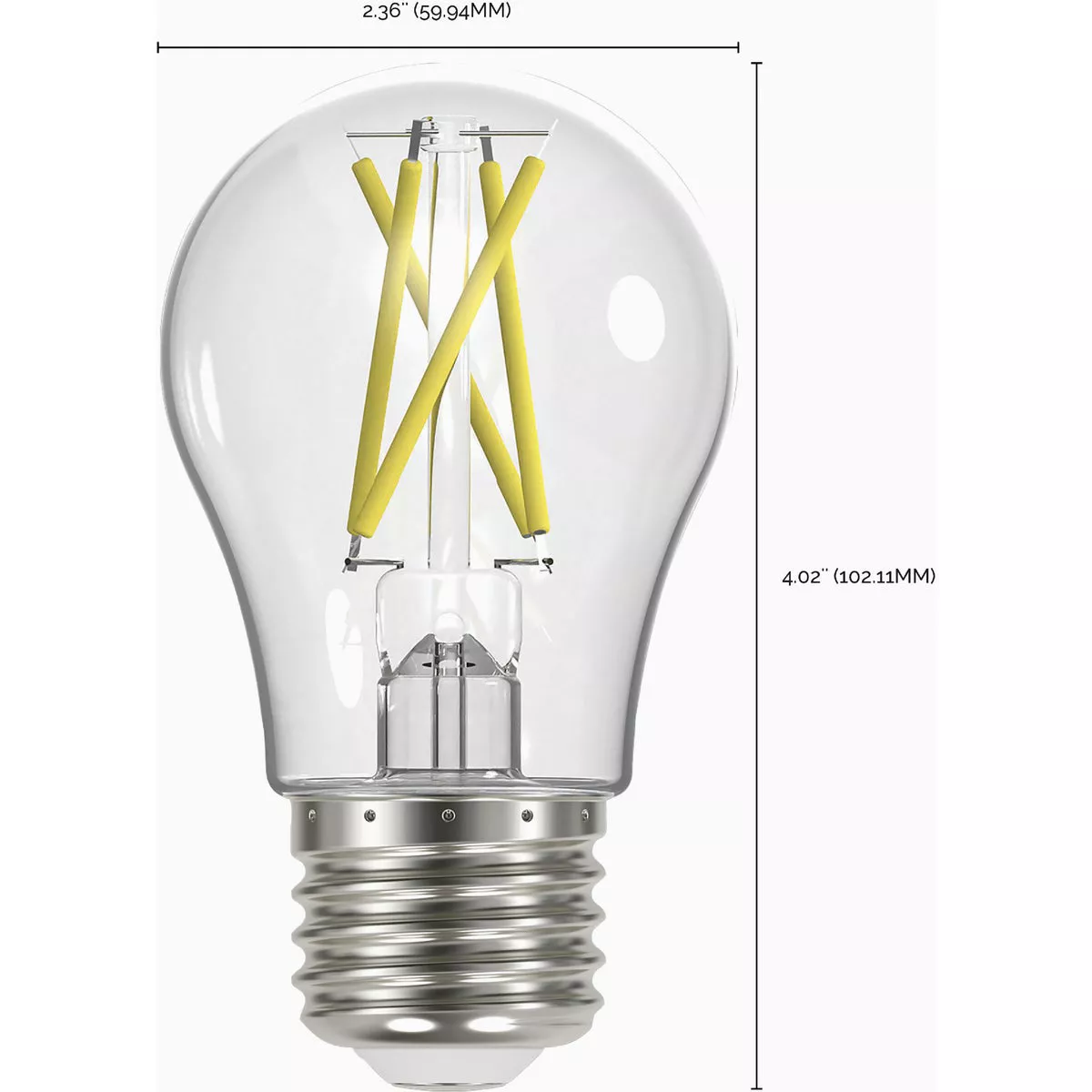 Satco 60W Equivalent Warm White A19 Medium Dimmable Traditional LED Light Bulb - photo 3