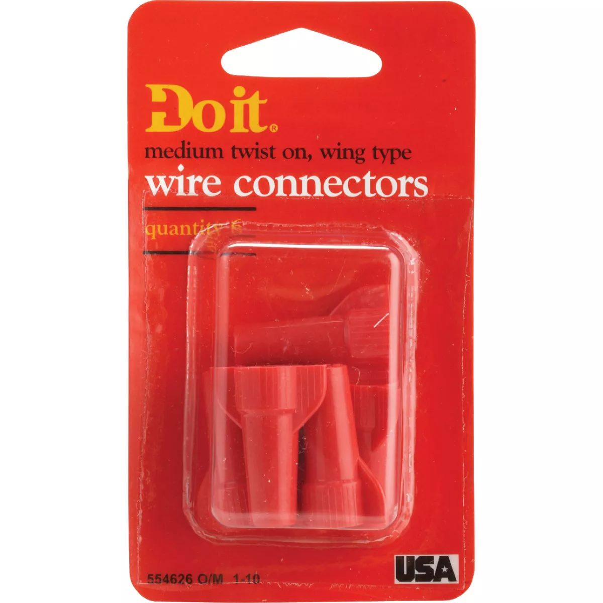 Do it Medium Red 22 AWG to 6 AWG Wing Wire Connector (6-Pack) - photo 2