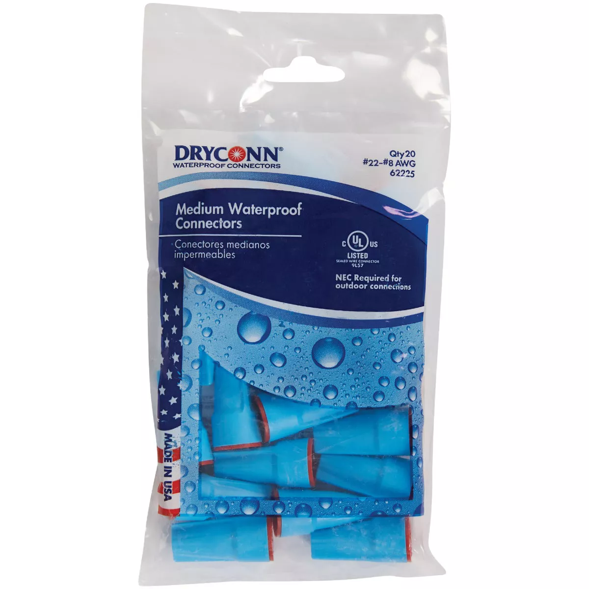 Gardner Bender King Electric Medium Aqua/Red Waterproof Wire Connectors (20-Pack) - photo 2