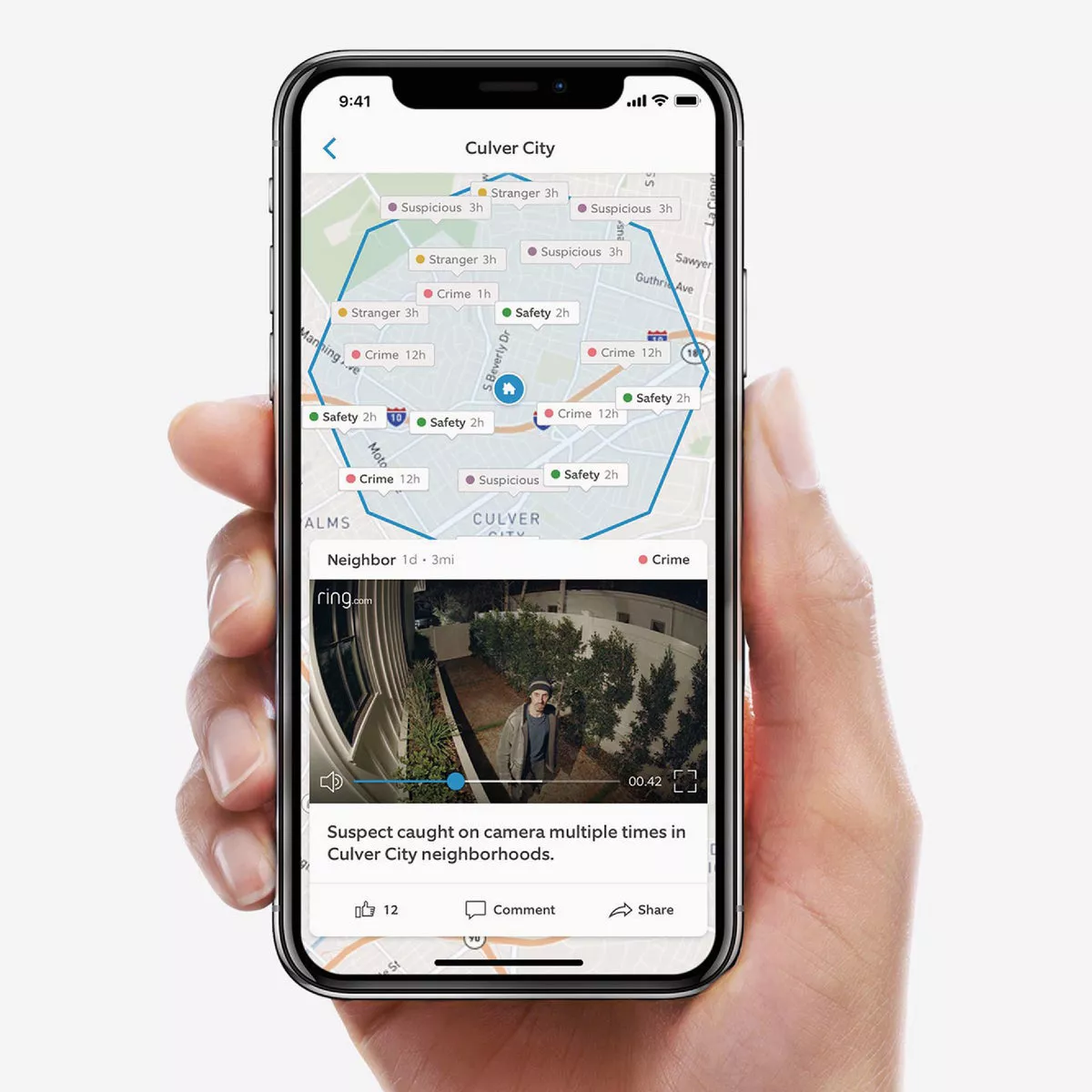 Ring Floodlight Cam Wired Pro Hardwired Indoor/Outdoor Security Camera, Black - photo 6