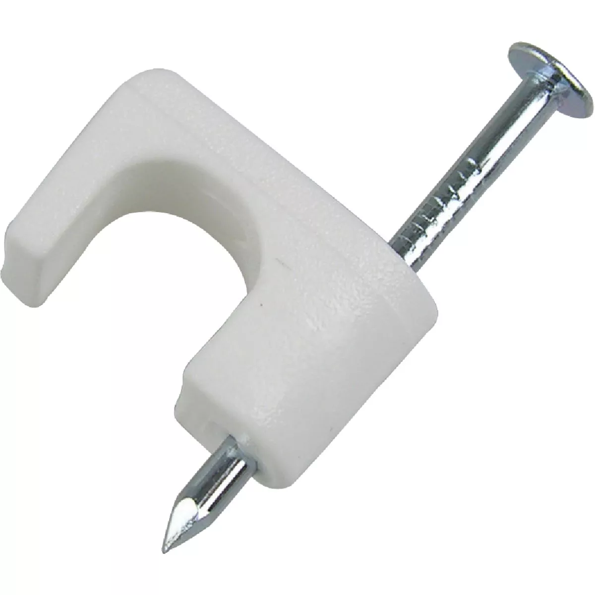 Gardner Bender 1/4 In. Polyethylene White UV Resistant Coaxial Staple (25-Count)