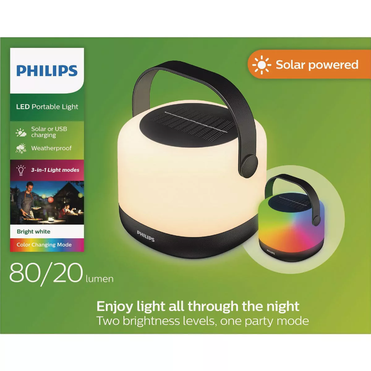 Philips Solar Color Changing Portable LED Lantern - photo 2