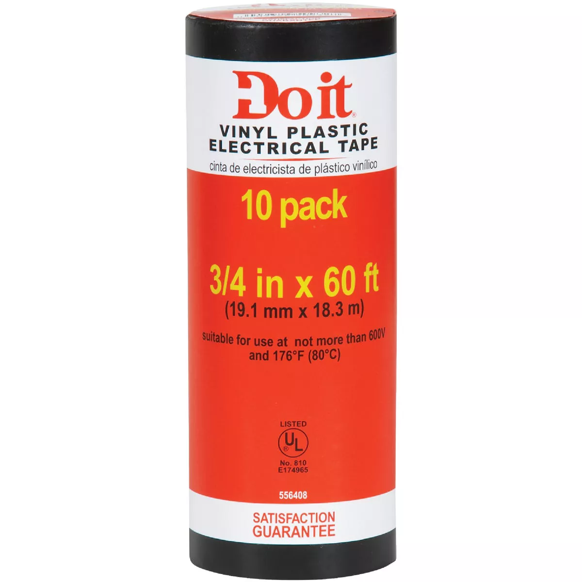 Do it General Purpose 3/4 In. x 60 Ft. Electrical Tape (10-Pack)