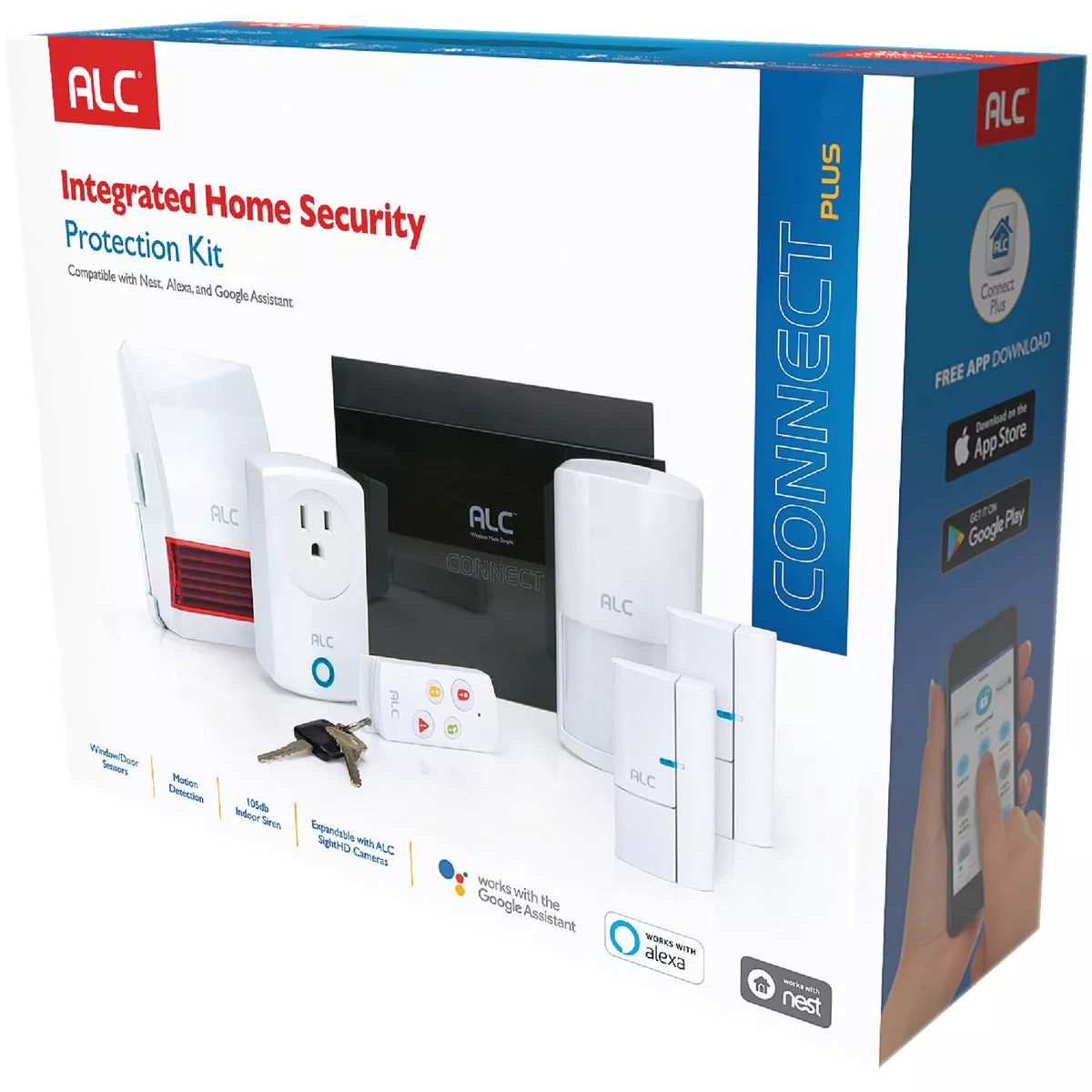 ALC Wireless Connect Plus Indoor White Motion Activated Security System - photo 2
