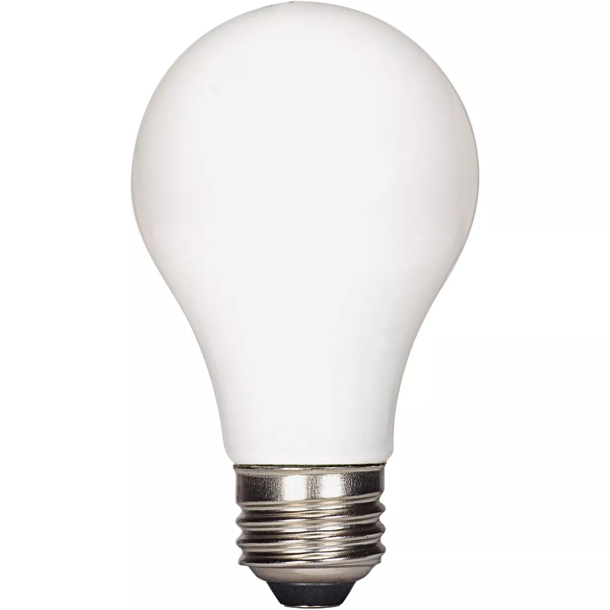 Satco Nuvo 60W Equivalent Warm White A19 Medium Frosted LED Light Bulb (4-Pack)