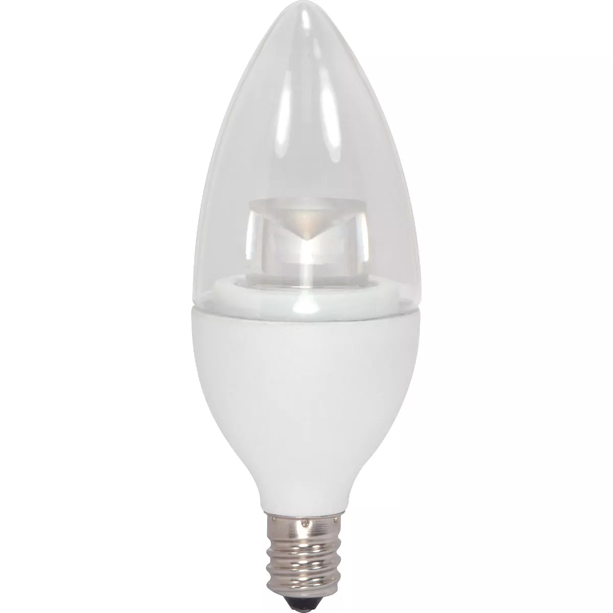 Satco 40W Equivalent Soft White B11 Candelabra LED Decorative Light Bulb