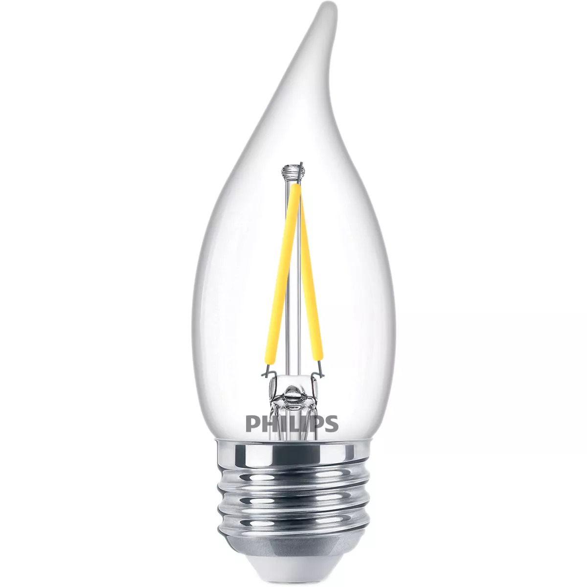 Philips Ultra Definition 40W Equivalent Daylight BA11 Medium LED Decorative Light Bulb (3-Pack) - photo 2