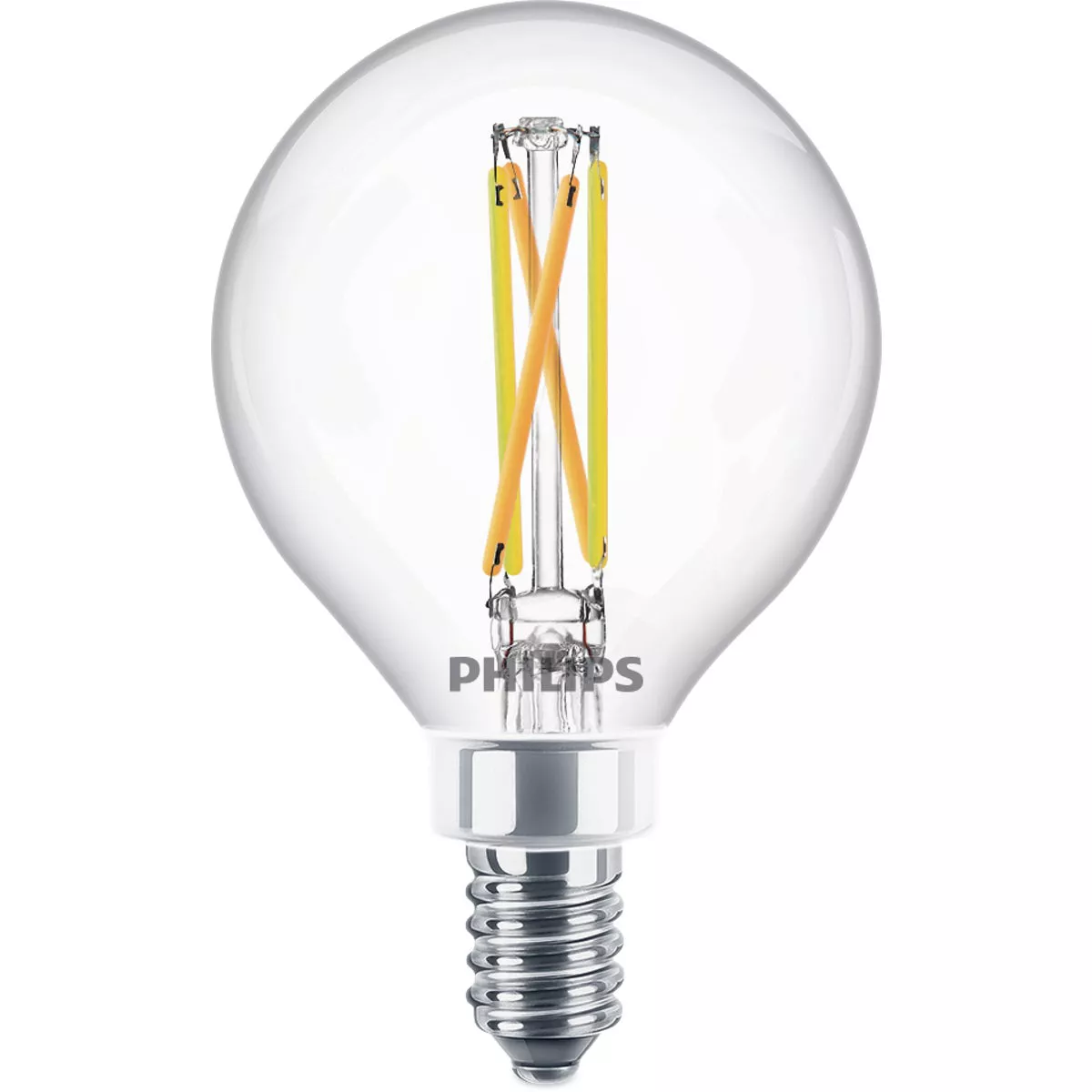Philips Ultra Definition 40W Equivalent Soft White G16.5 Candelabra LED Decorative Light Bulb (2-Pack) - photo 3