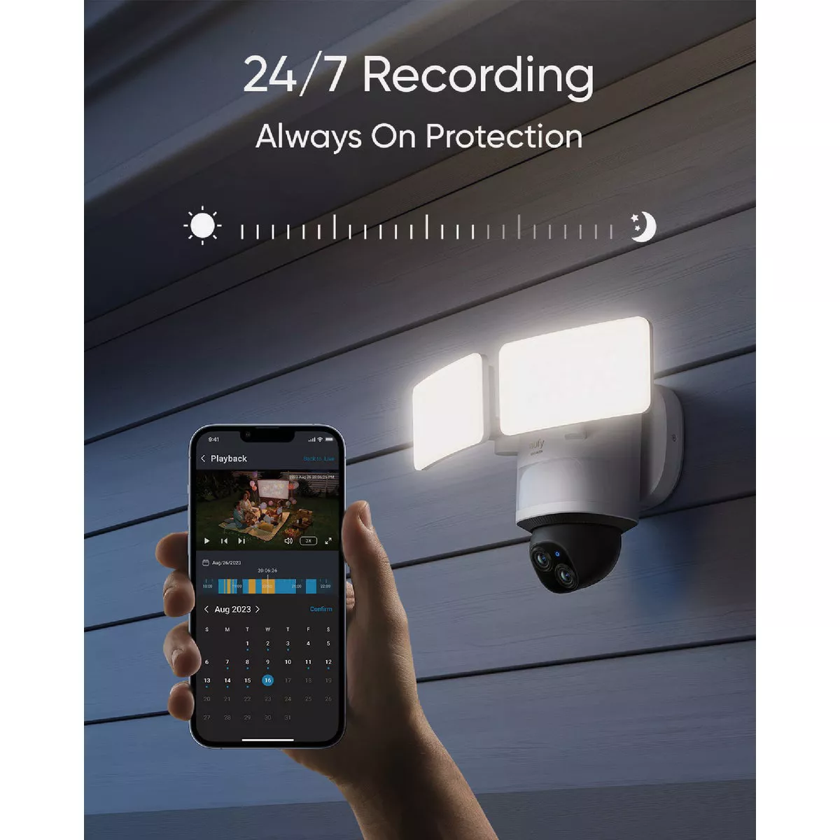 eufy E340 Wired Dual Camera with Floodlight - photo 3
