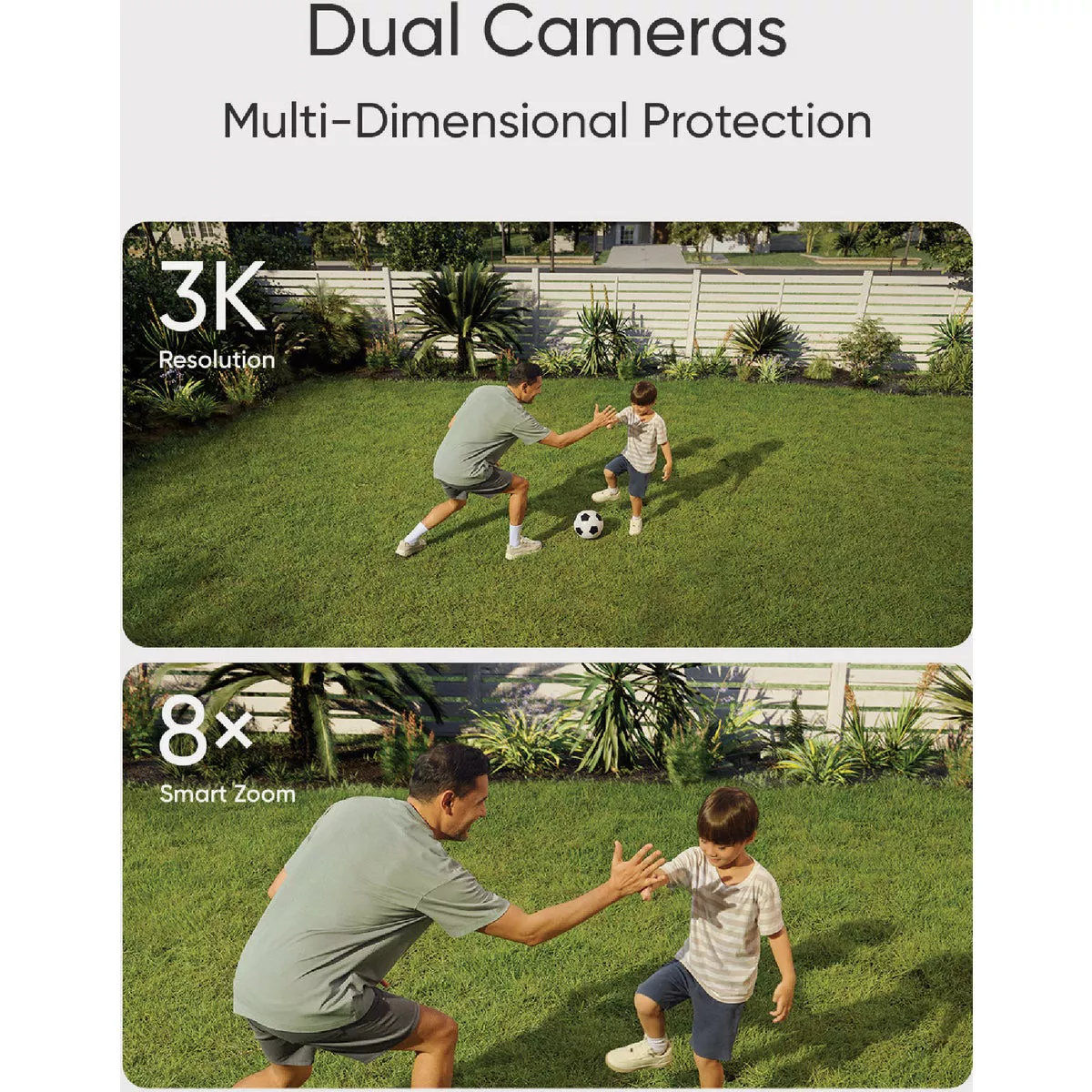 eufy E340 Wired Dual Camera with Floodlight - photo 2