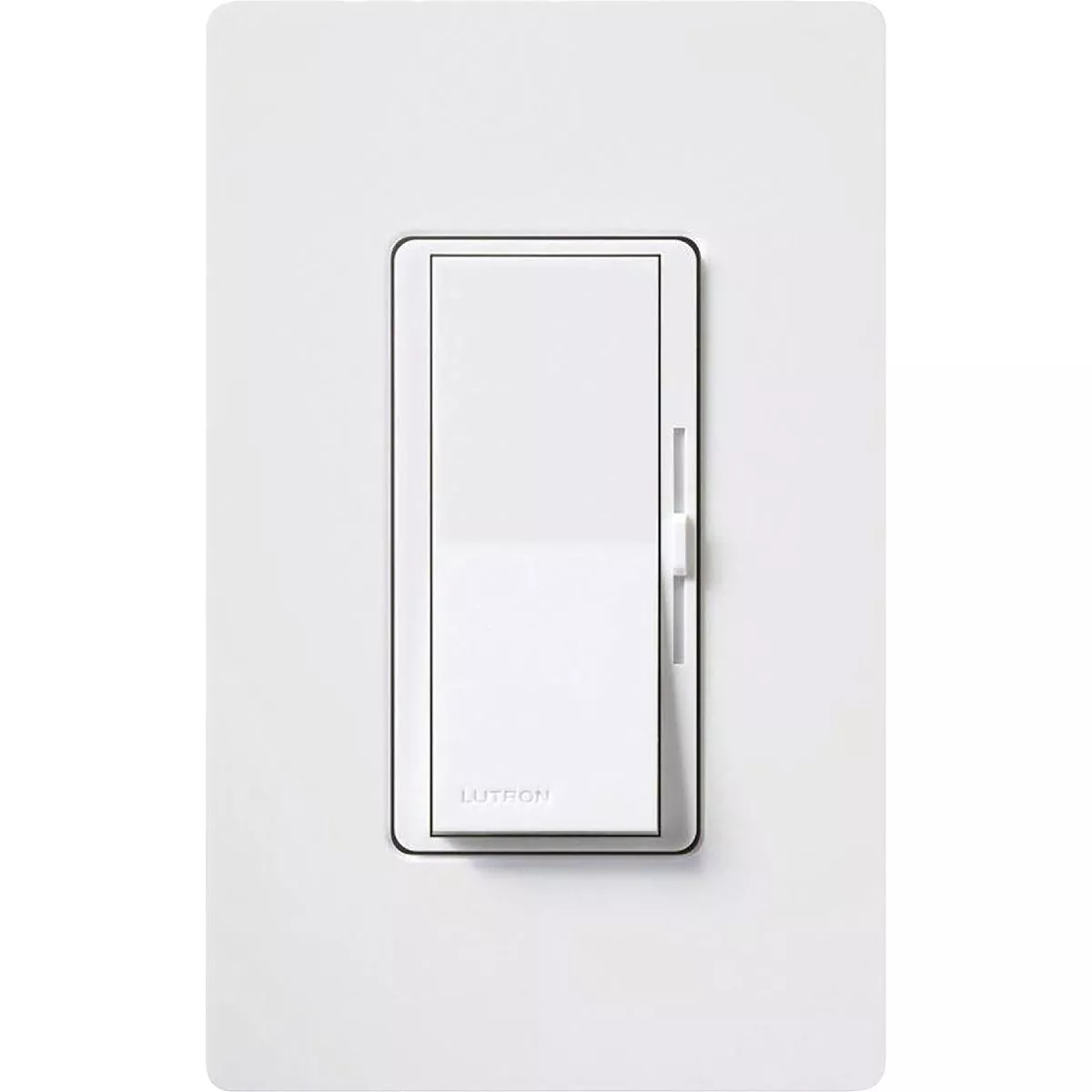 Lutron Diva Incandescent White Slide Dimmer Switch