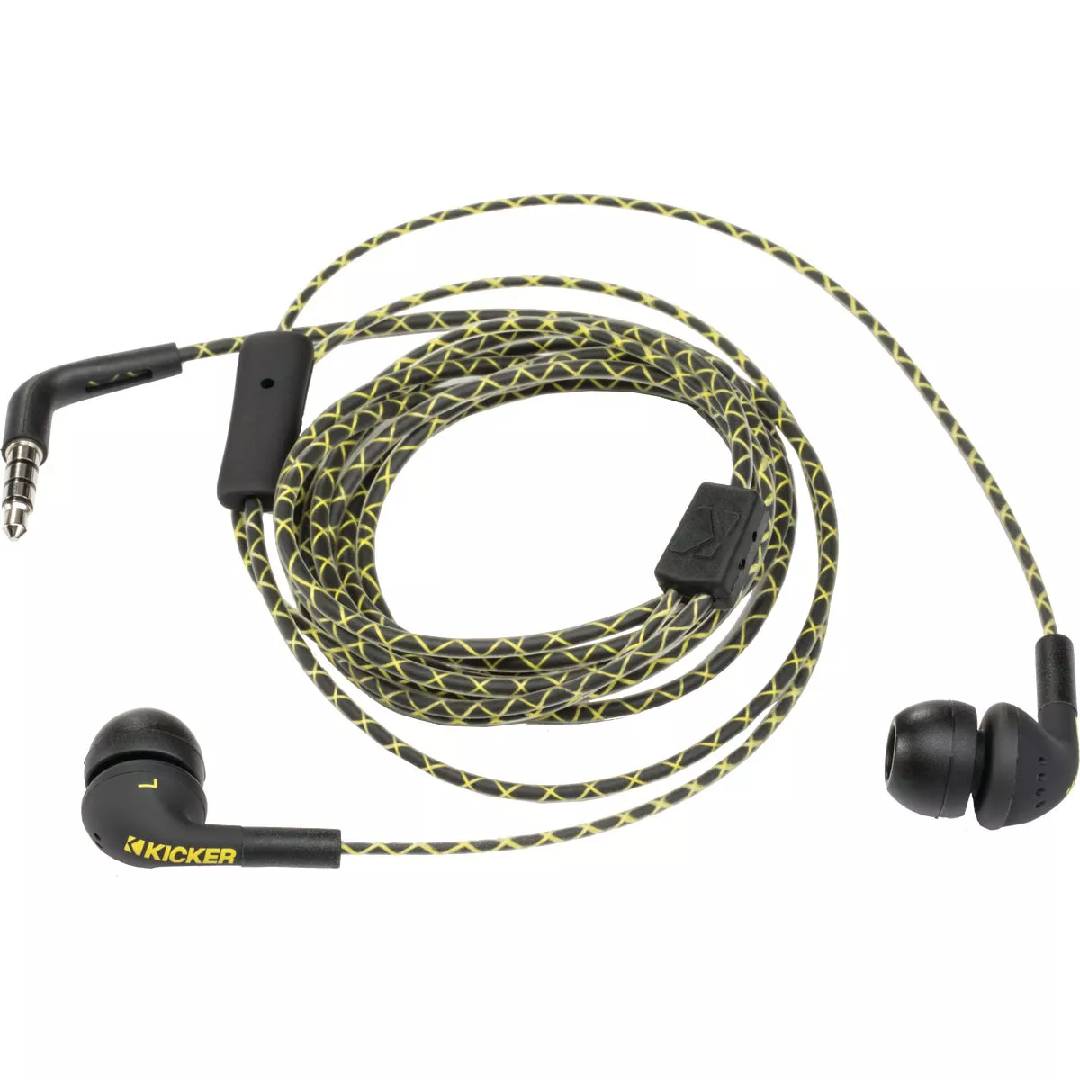 Kicker Flow Black Earbuds