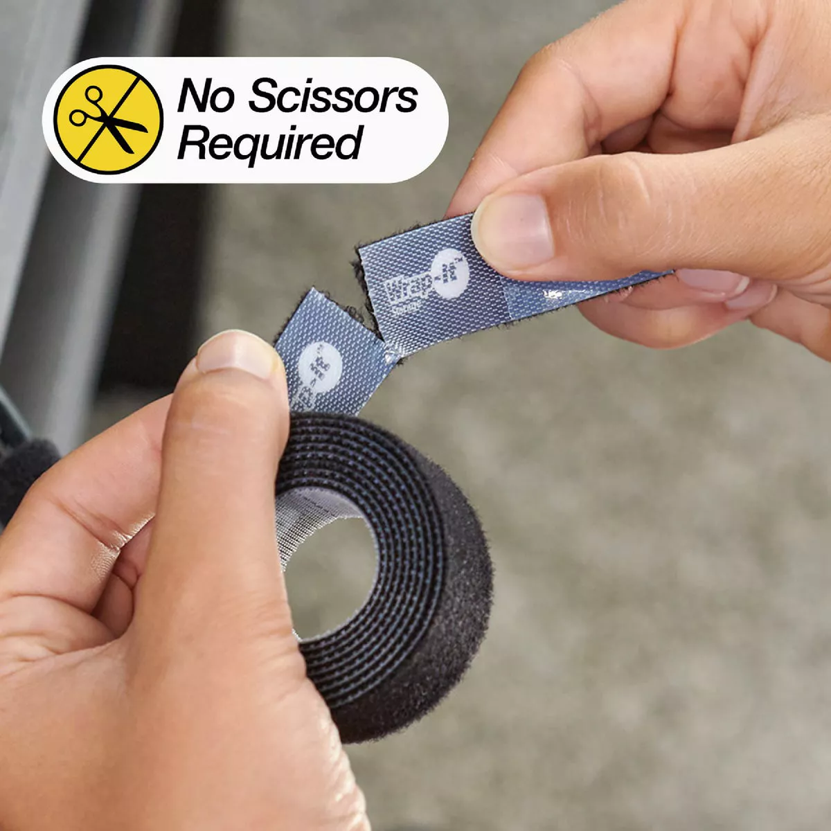 Wrap-It Storage 12 Ft. x 3/4 In. Self-Gripping Perforated Roll - photo 3