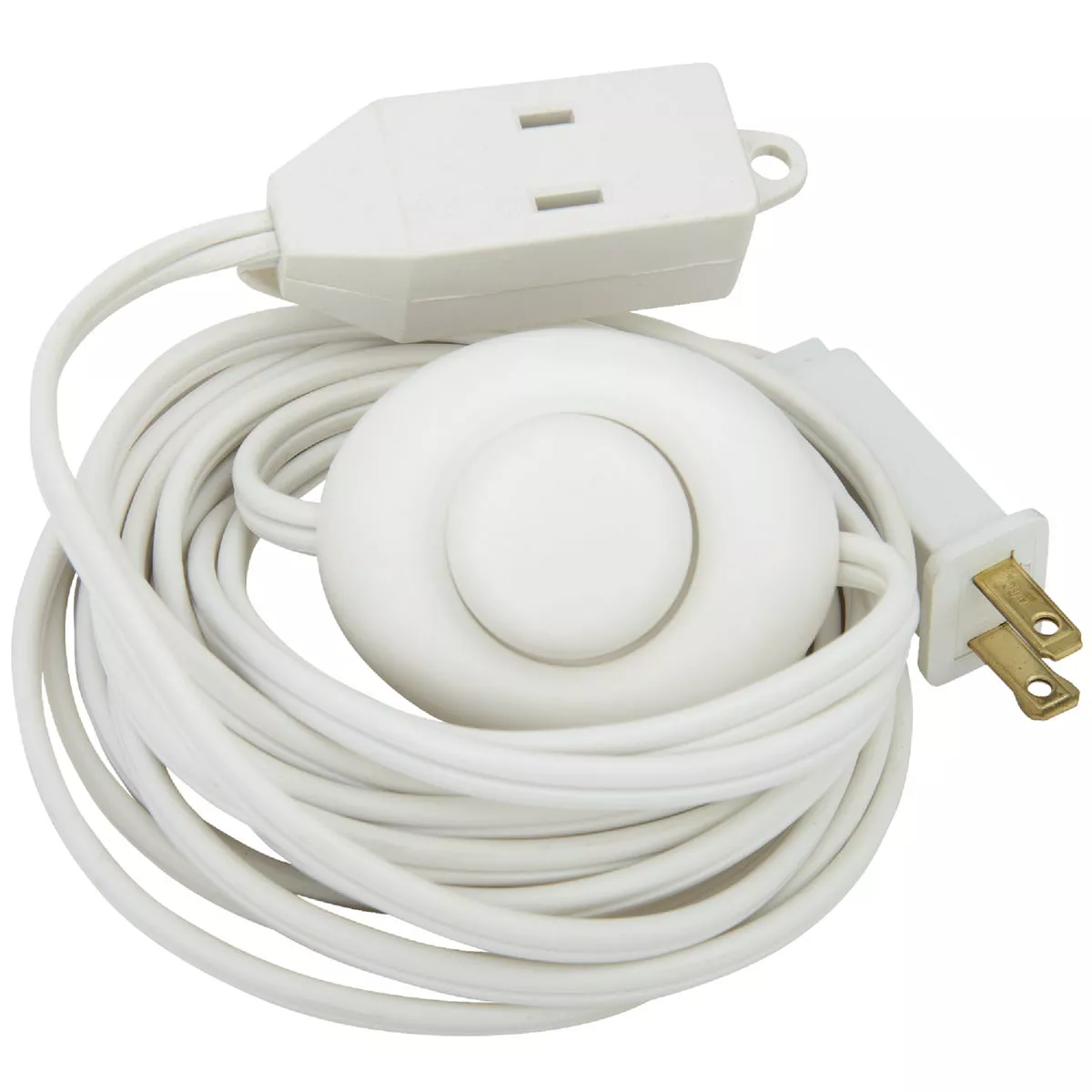 Do it 15 Ft. 18/2 White Extension Cord with Foot Switch - photo 4