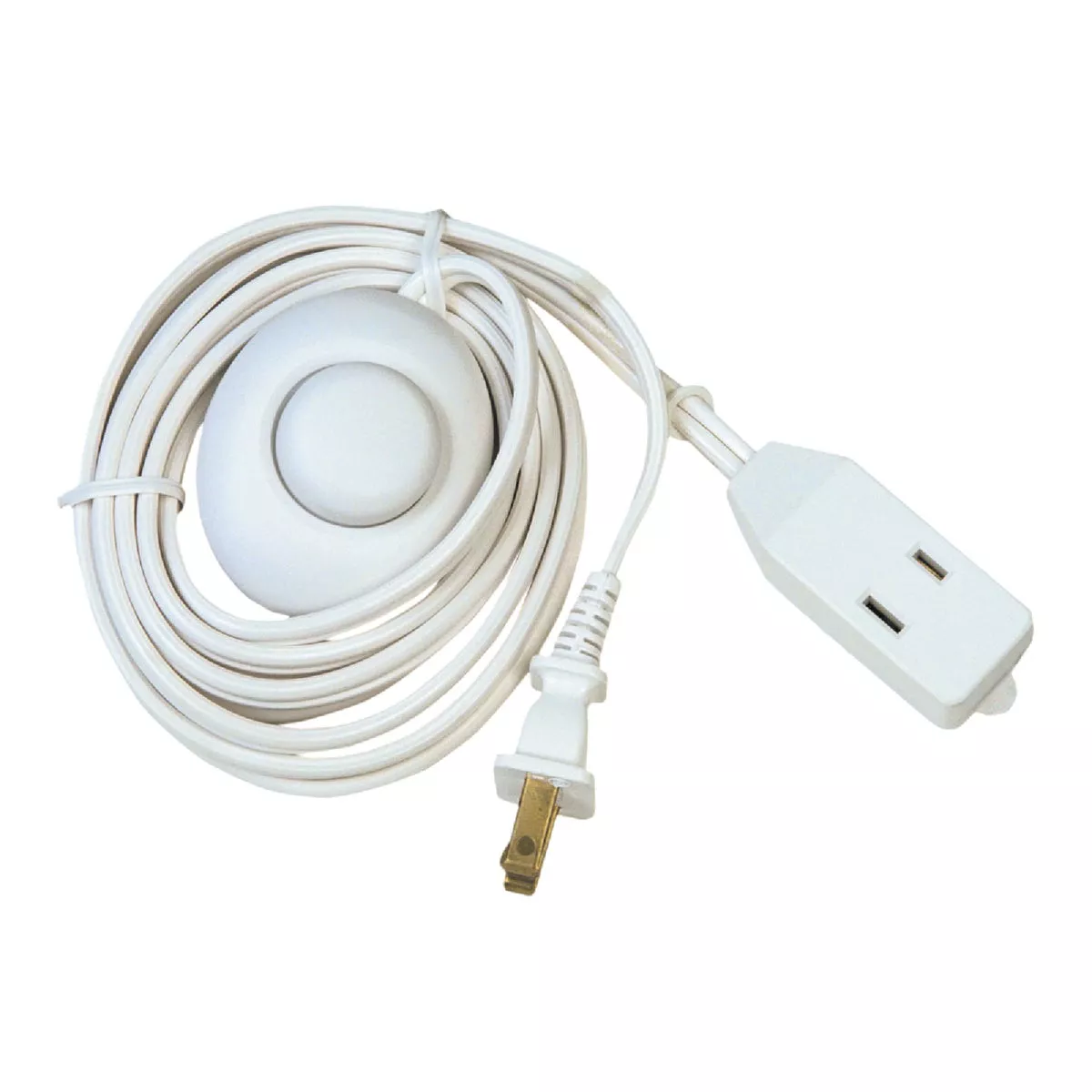Do it 15 Ft. 18/2 White Extension Cord with Foot Switch - photo 5