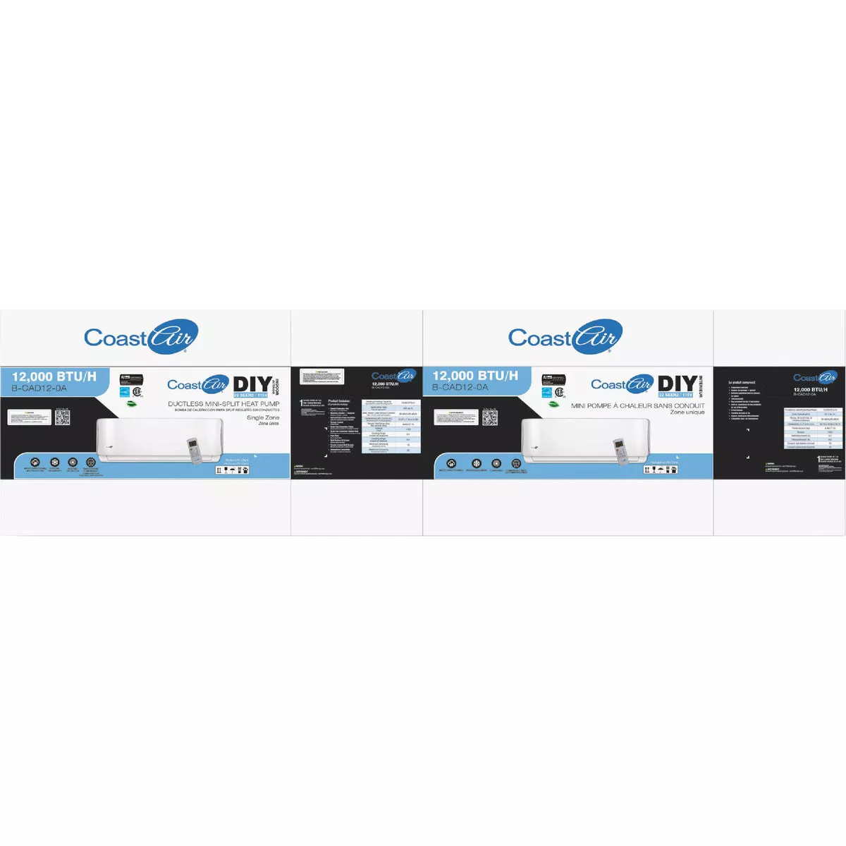 Coast Air 12,000 BTU 500 Sq. Ft. Mini-Split Room Air Conditioner & Heat Pump - photo 2