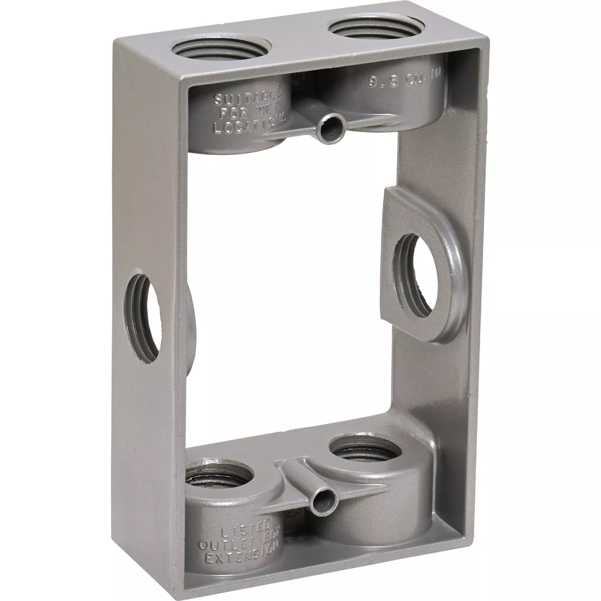 Southwire 3/4 In. 6-Hole 1-Gang Weatherproof Extension Ring