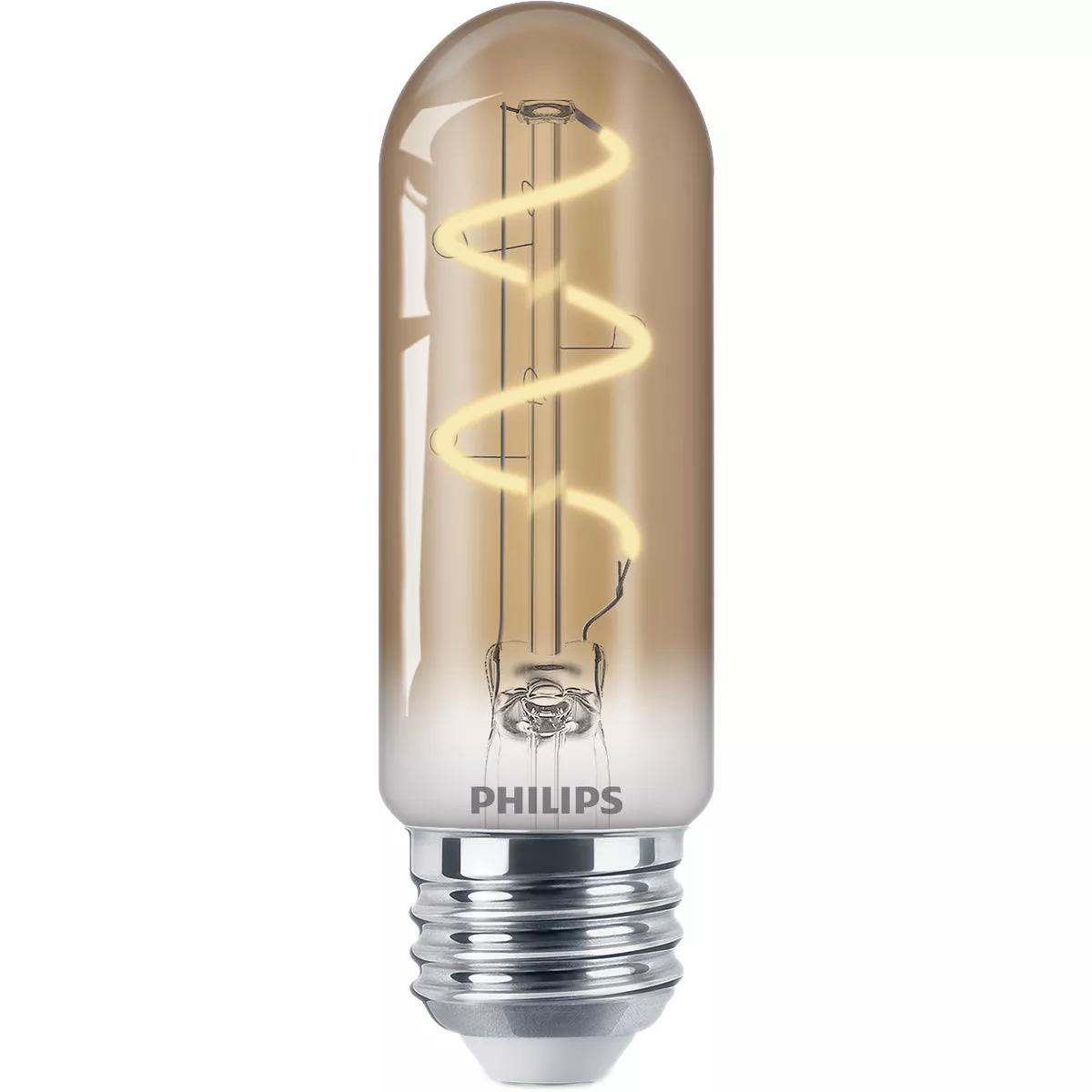 Philips Vintage 25W Equivalent Amber T10 Medium LED Decorative Light Bulb - photo 3