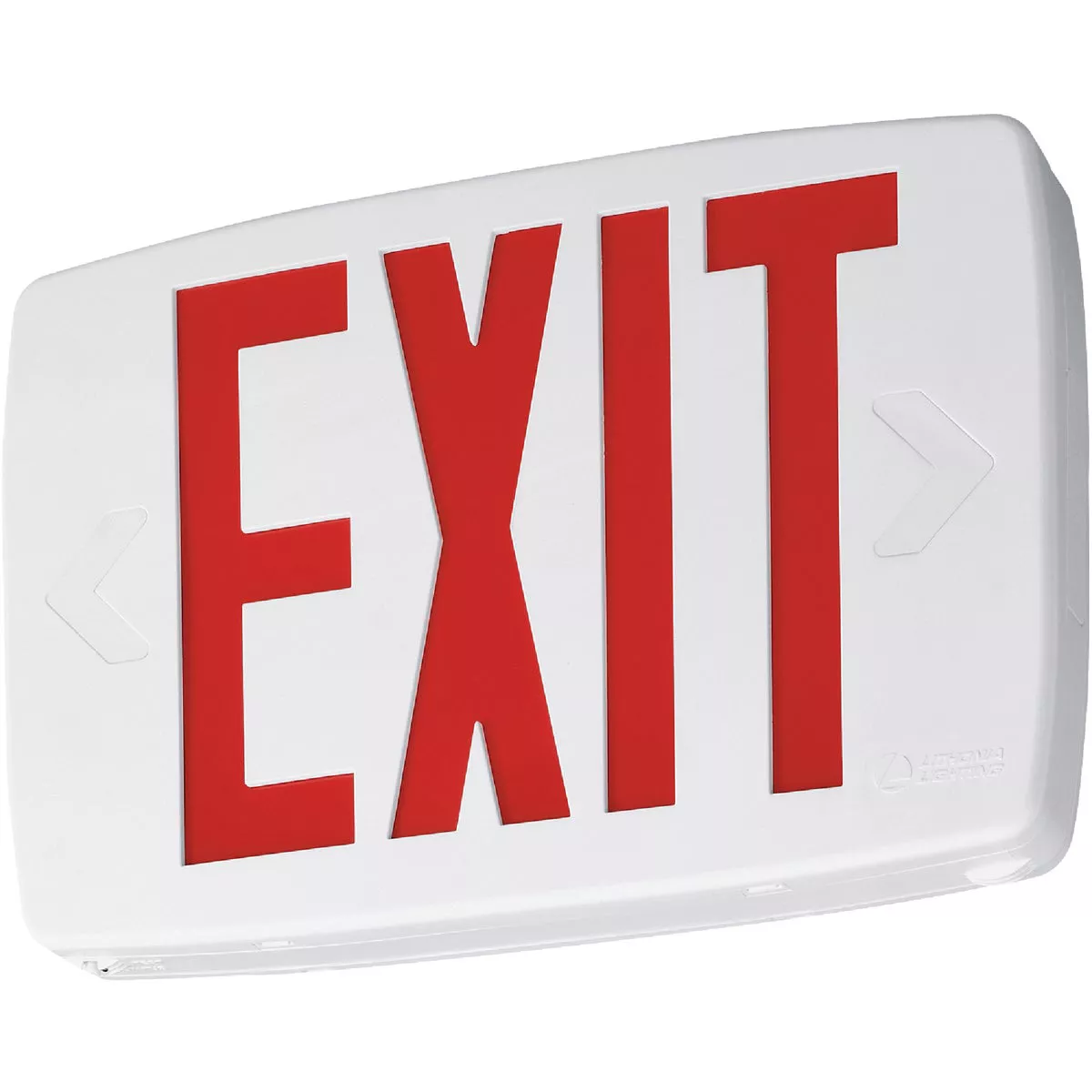 Lithonia Quantum Red Lettering Thermoplastic LED Exit Light