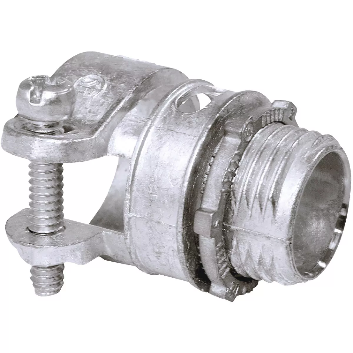 Sigma Engineered Solutions ProConnex 3/8 In. Straight Squeeze Die-Cast Zinc AC/MC/Flex Conduit Connector - photo 2