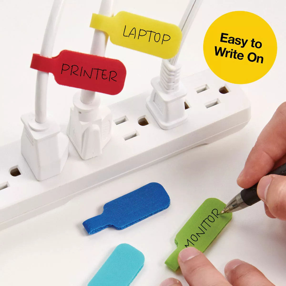 Wrap-It Storage Medium Multi-Color Cable Labels (10-Pack) - photo 4
