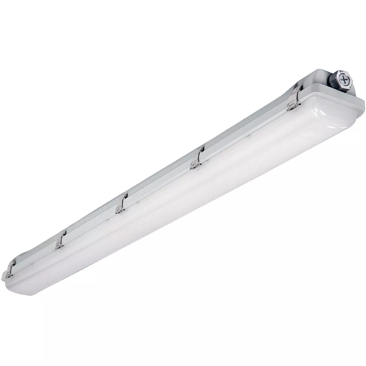 Metalux 4 Ft. LED Industrial Vaportite Strip Light Ceiling Fixture Selectable CCT & Lumens