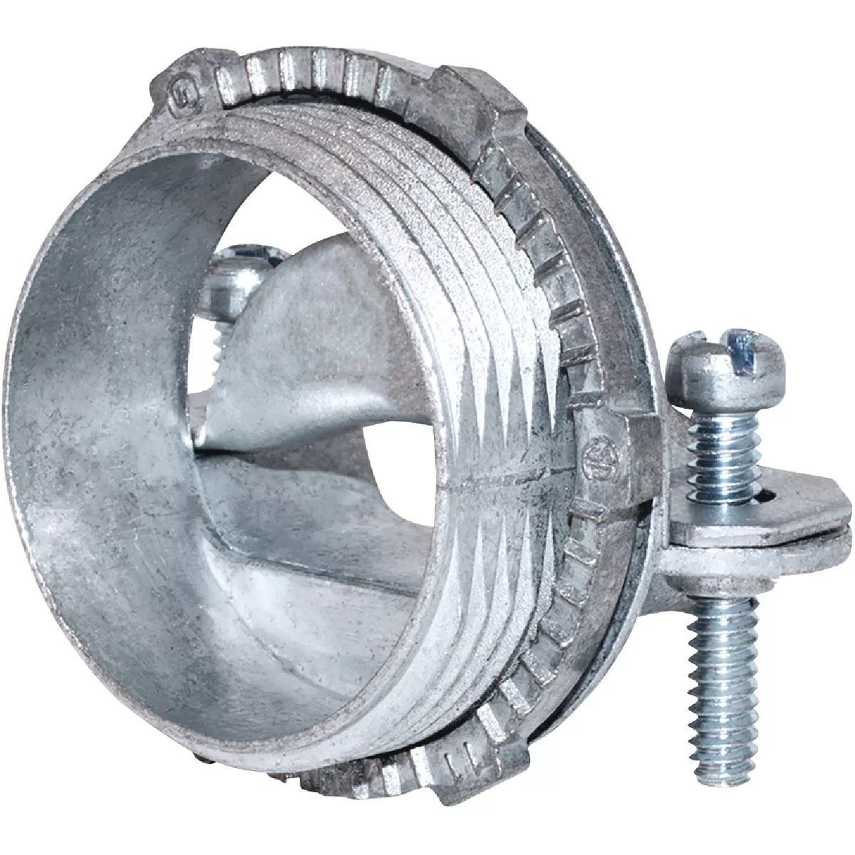 Sigma Engineered Solutions ProConnex 1-1/4 In. Die-Cast Zinc Clamp-on Type NM/SE Cable Connector - photo 2