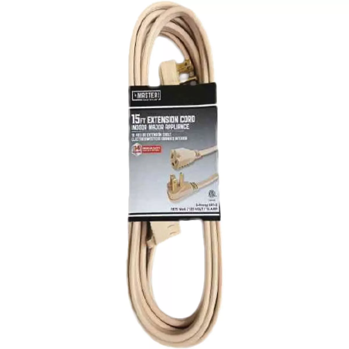 Master Electrician 15 Ft. 14/3 15A Appliance & Air Conditioner Cord