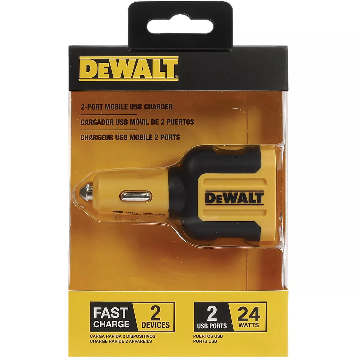 DEWALT 24W 2-Port Mobile USB Charger - photo 2