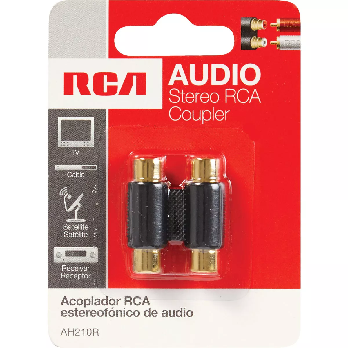 RCA Gold-Plated Corrosion Resistant In-Line Connector - photo 2