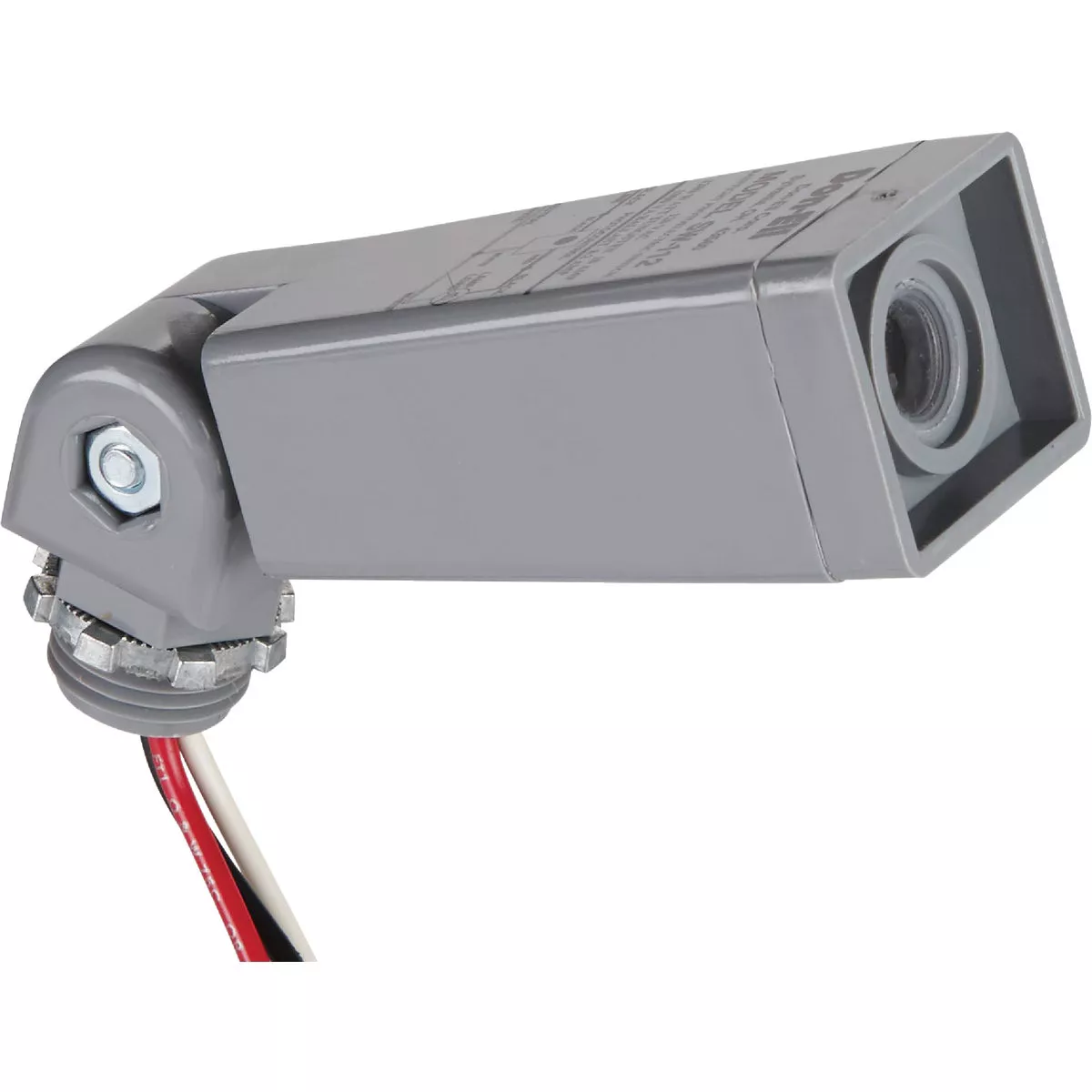 Do it Hard Wire Gray Heavy-Duty Swivel Base Photocell Lamp Control