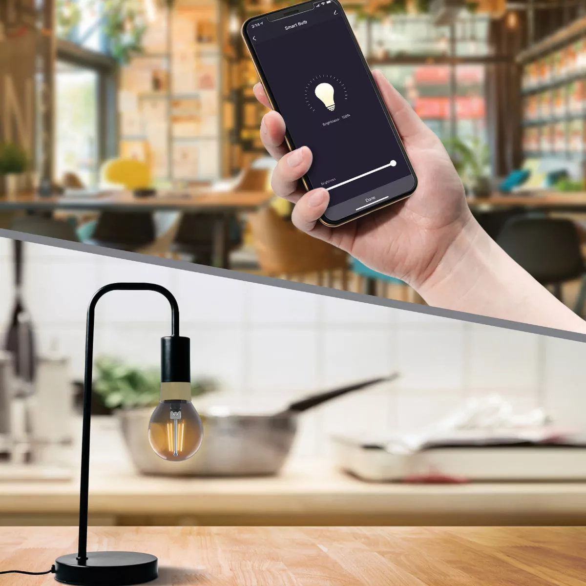 Brookstone 40W Equivalent Color Temperature Changing A19 Medium Dimmable LED Smart Light Bulb - photo 4