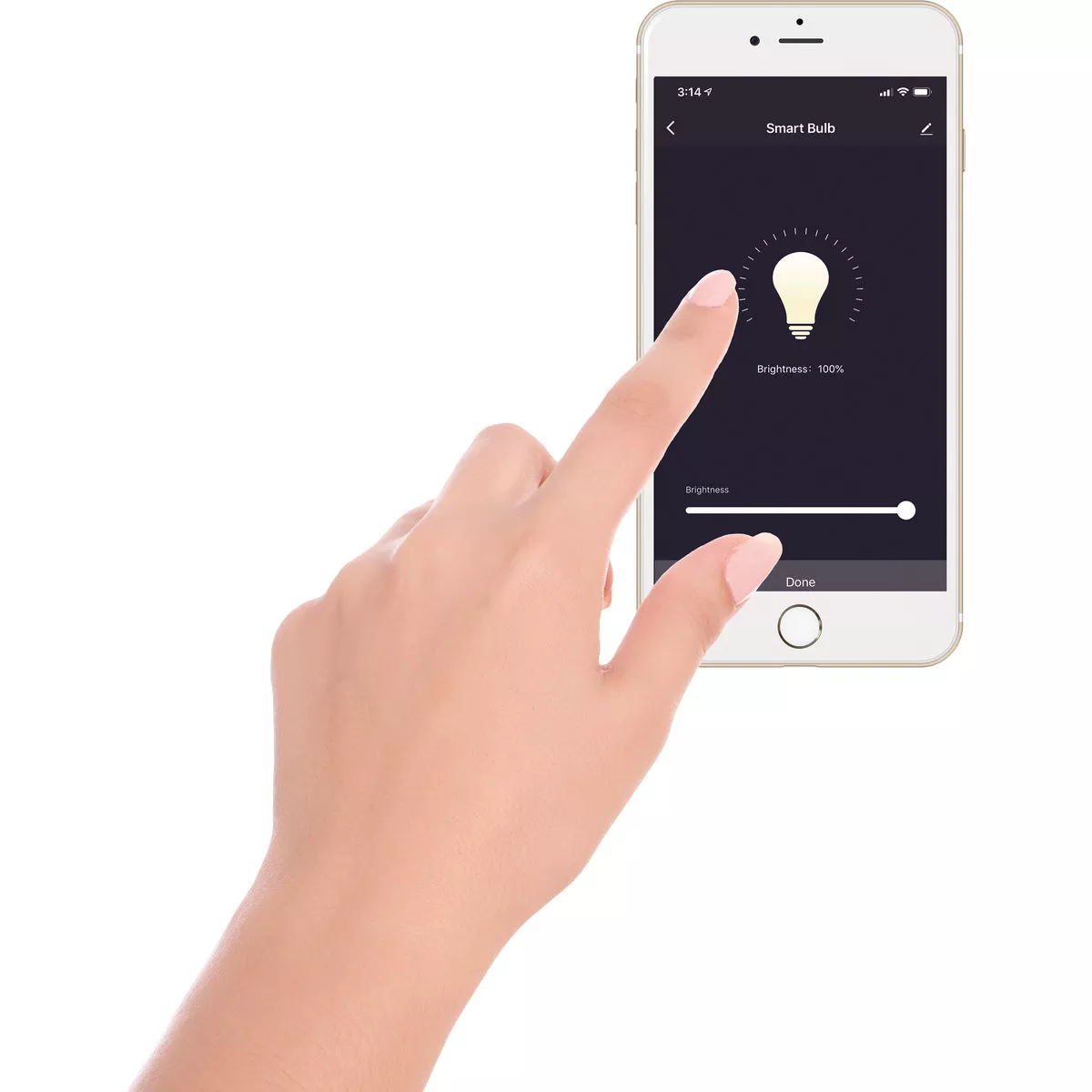 Brookstone 40W Equivalent Color Temperature Changing A19 Medium Dimmable LED Smart Light Bulb - photo 2