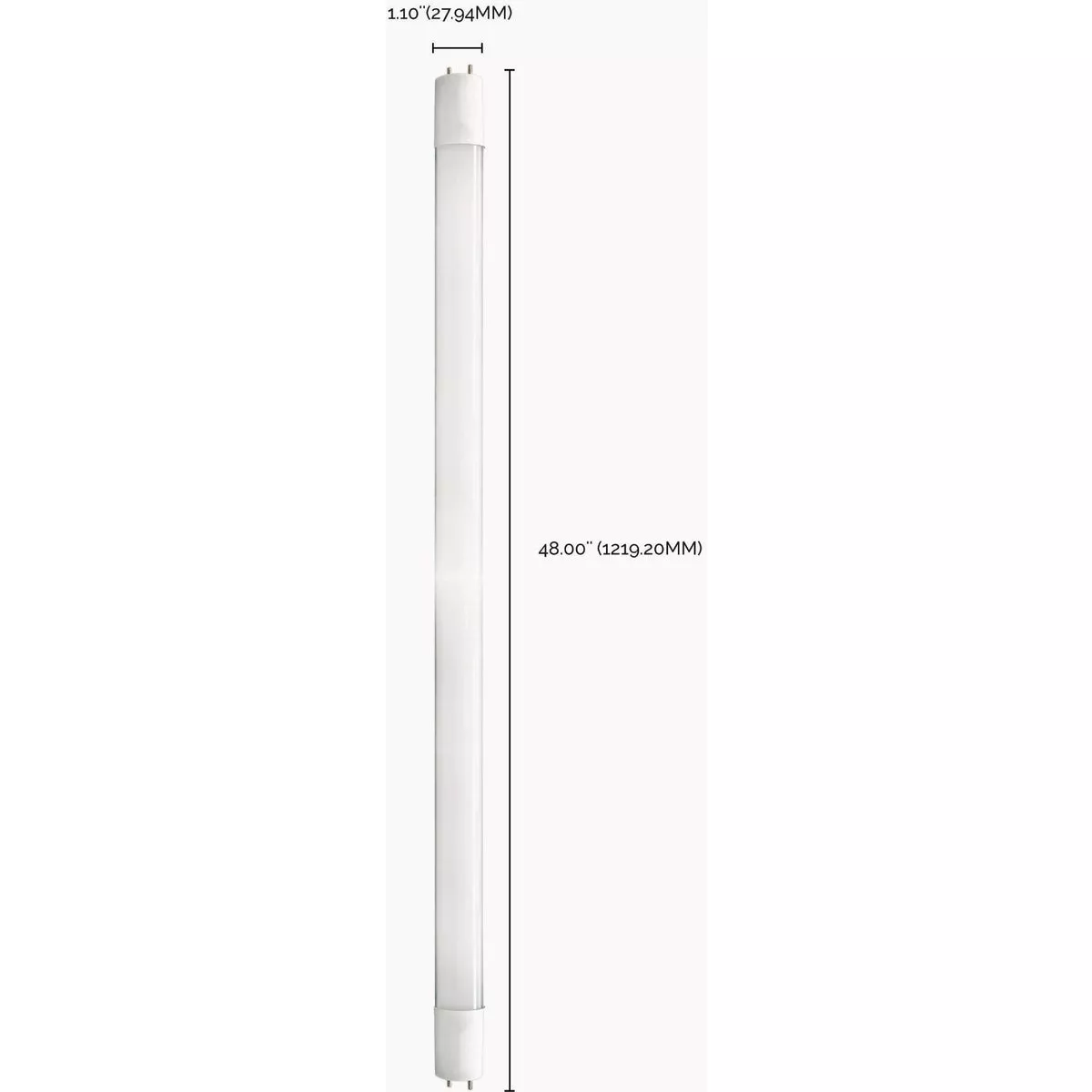 Satco 32W Equivalent 48 In. Daylight T8 Bi-Pin Ballast Bypass LED Tube Light Bulb - photo 5