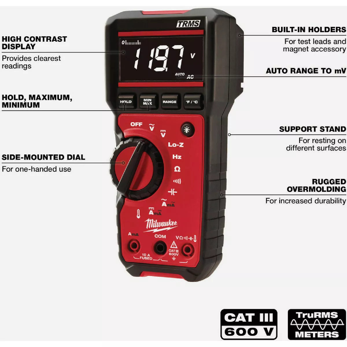 Milwaukee True RMS Multimeter - photo 3