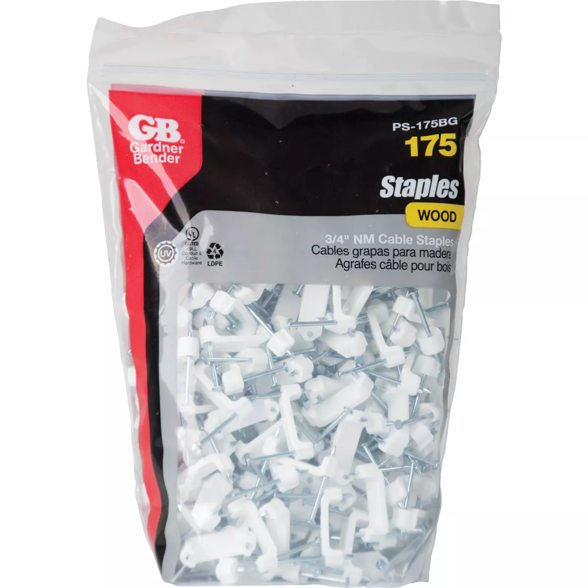 Gardner Bender 3/4 In. Polyethylene Cable Staple (175-Count) - photo 2