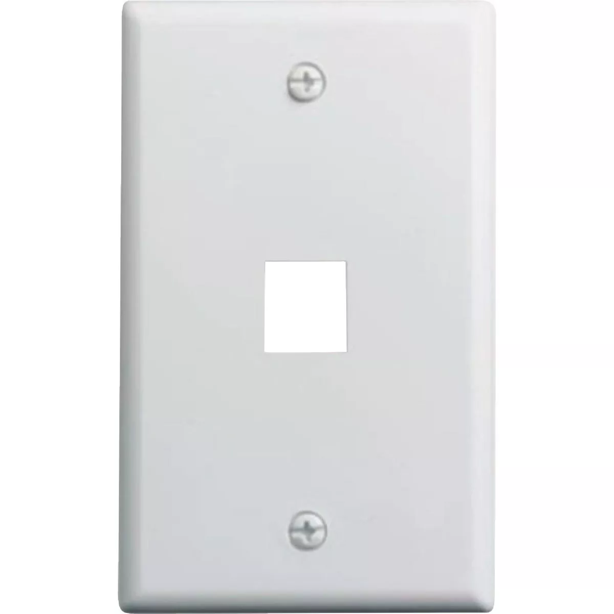 Legrand On-Q 1-Port Keystone Wall Plate, White