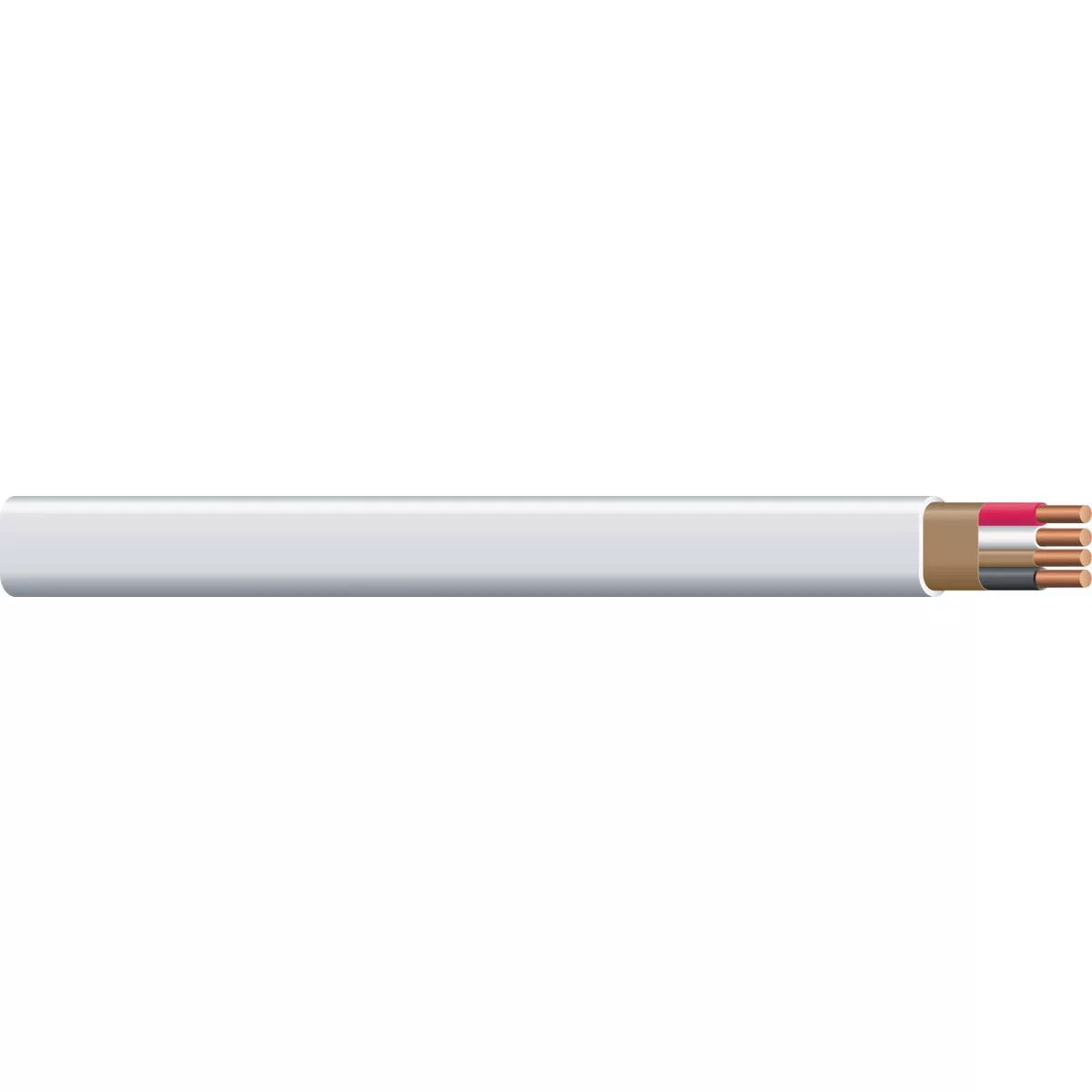 Romex 1000 Ft. 14/3 Solid White NMW/G Electrical Wire