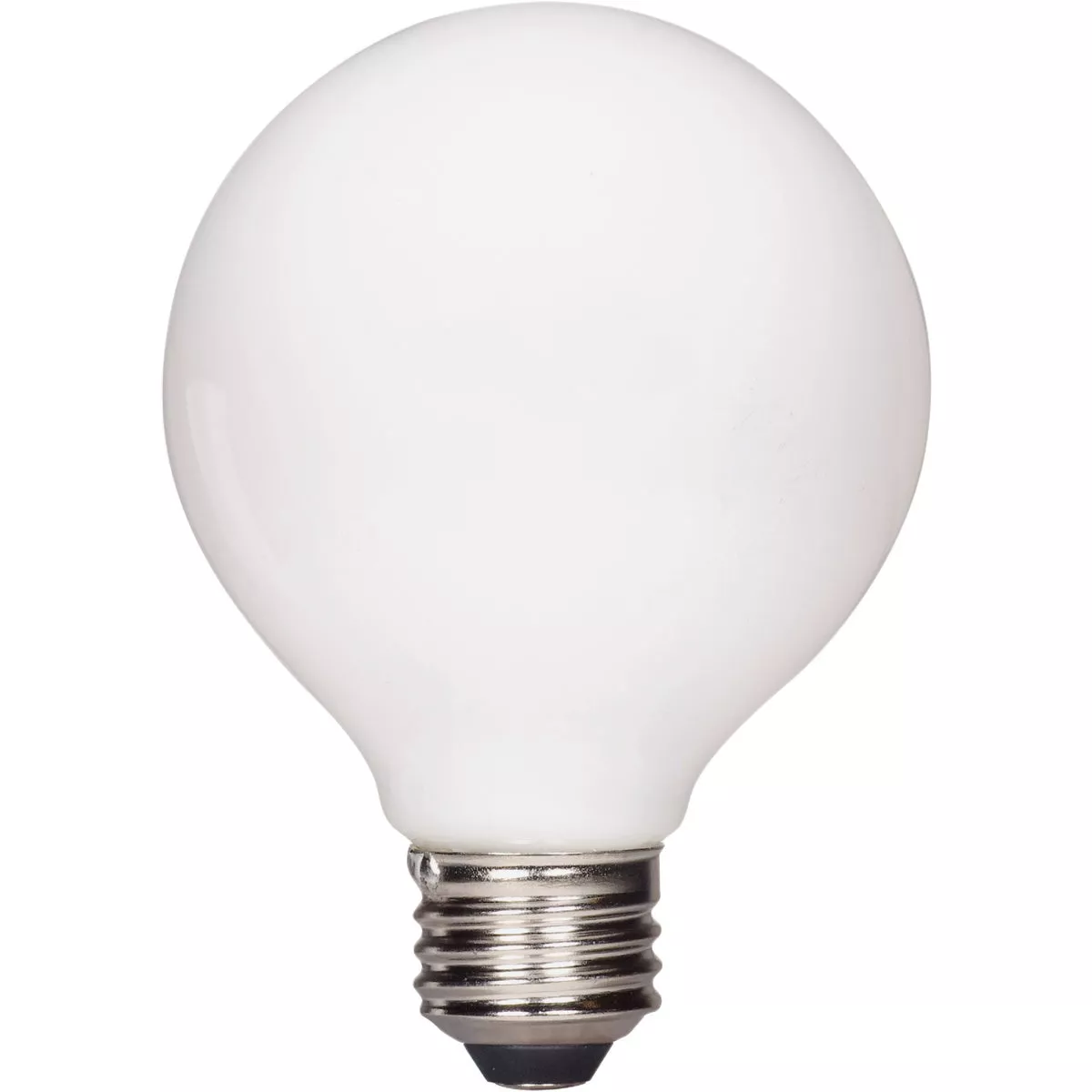 Satco Nuvo 40W Equivalent Warm White G25 Medium Frosted LED Decorative Light Bulb (2-Pack)